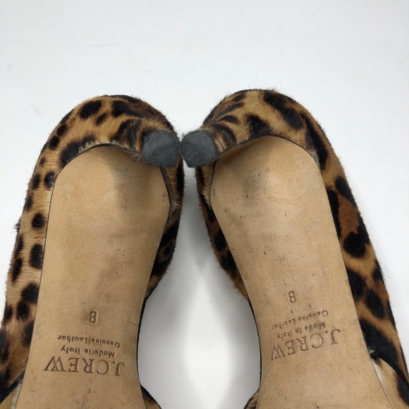 J.Crew Collection Pumps In Leopard Print Calf Hair - Picture 16 of 16